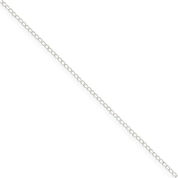 Goldia Sterling Silver 1.5mm Curb Chain Goldia Sterling Silver 1.5mm Curb Chain